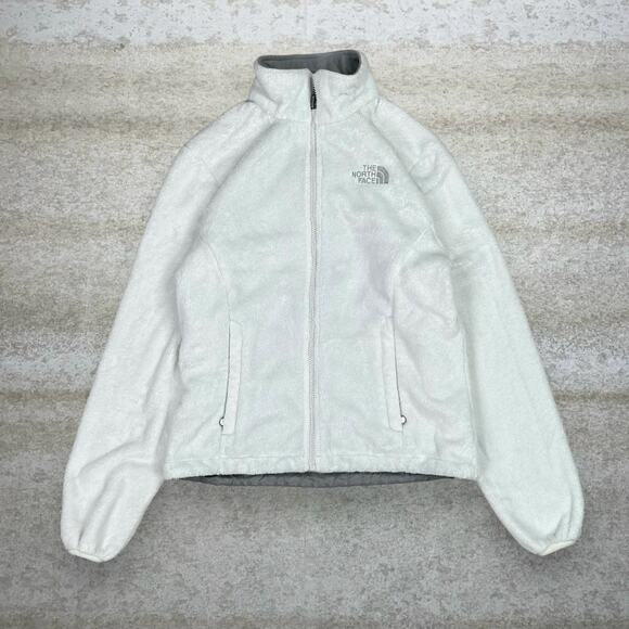 The North Face Jackets & Blazers - Vintage Y2K The North Face Jacket Womens XS White Fleece Full Zip Logo